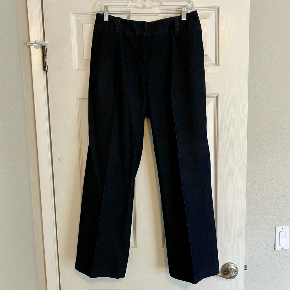 Focus 2000 wide leg jean trousers, 4P